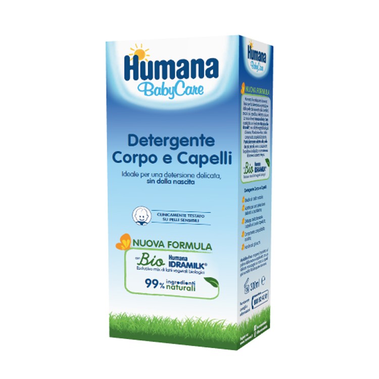 Humana BabyCare Detergente Corpo e Capelli 300ml