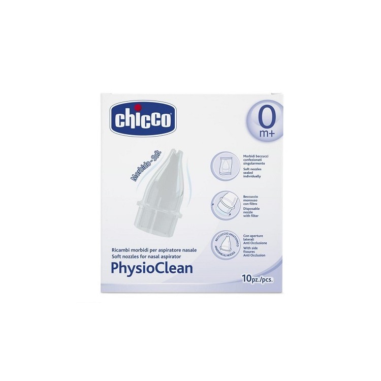Chicco  Ricambi Morbidi per Aspiratore Nasale 10pz